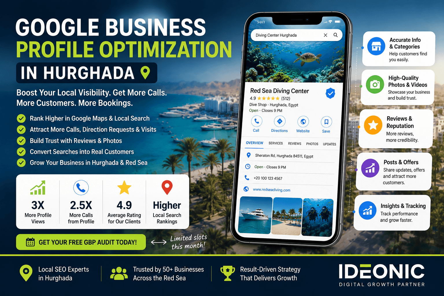 Review strategy for Google Business Profile optimization in Hurghada
